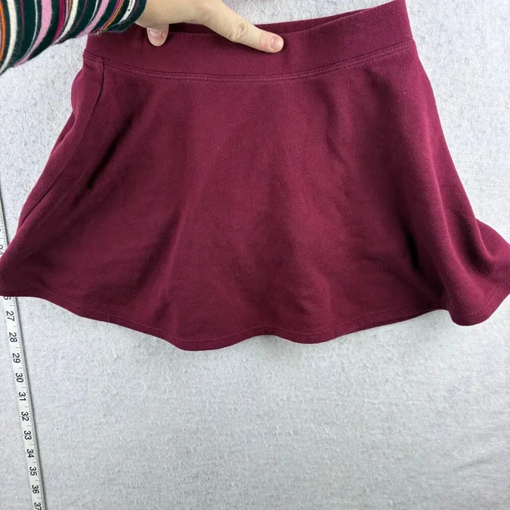Childrens Place Skorts Girls 7/8 Lot of 5 Khaki Black Maroon Navy Play Condition